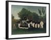 The Artillerymen, about 1895-Henri Rousseau-Framed Giclee Print