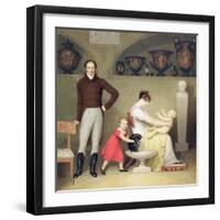 The Artist and His Family, 1813-Adam Buck-Framed Giclee Print