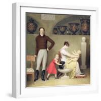 The Artist and His Family, 1813-Adam Buck-Framed Giclee Print