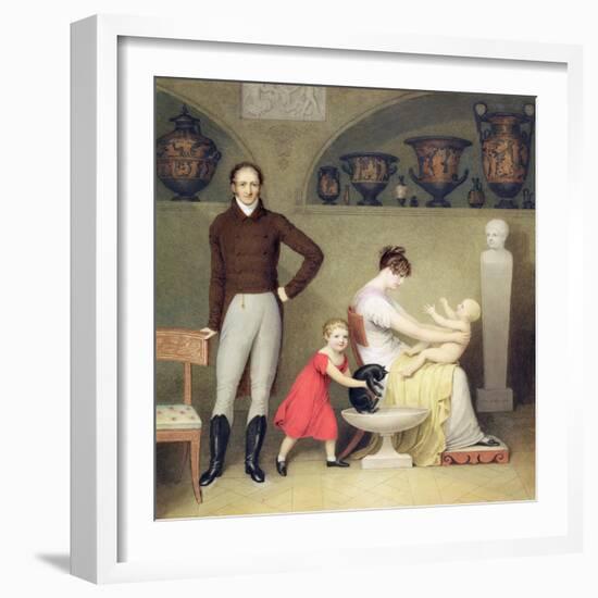 The Artist and His Family, 1813-Adam Buck-Framed Giclee Print