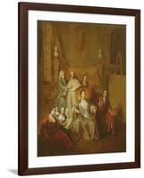 The Artist and His Family, C.1708-Francois de Troy-Framed Giclee Print