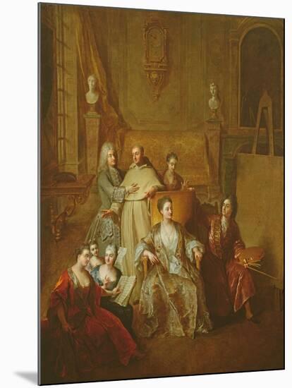 The Artist and His Family, C.1708-Francois de Troy-Mounted Giclee Print