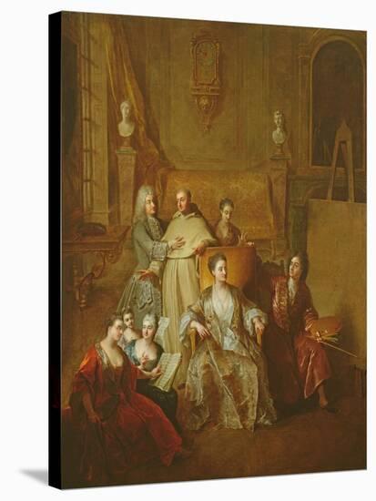 The Artist and His Family, C.1708-Francois de Troy-Stretched Canvas
