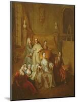 The Artist and His Family, C.1708-Francois de Troy-Mounted Giclee Print