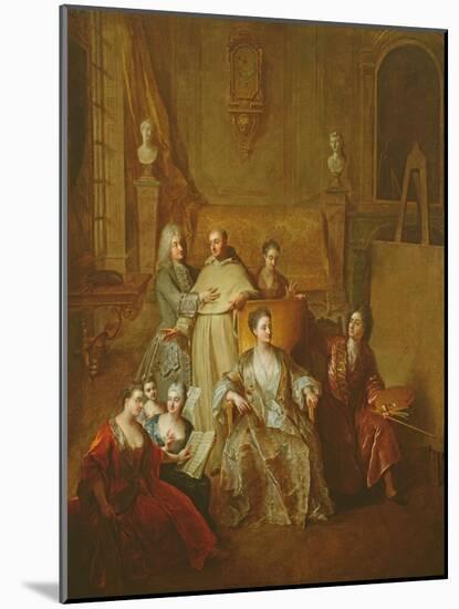 The Artist and His Family, C.1708-Francois de Troy-Mounted Giclee Print