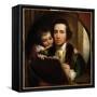 The Artist and His Son Raphael, c.1773-Benjamin West-Framed Stretched Canvas