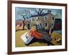 The Artist at Meregill, 1992-Lucy Raverat-Framed Giclee Print