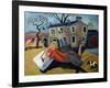 The Artist at Meregill, 1992-Lucy Raverat-Framed Giclee Print