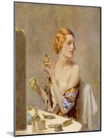 The Artist at Work by Fred Pegram-null-Mounted Art Print