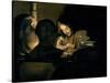 The Artist at Work-Gerrit van Honthorst-Stretched Canvas