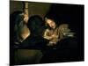 The Artist at Work-Gerrit van Honthorst-Mounted Giclee Print