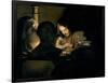 The Artist at Work-Gerrit van Honthorst-Framed Giclee Print