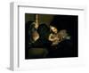 The Artist at Work-Gerrit van Honthorst-Framed Giclee Print