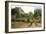 The Artist Garden at Eragny-Camille Pissarro-Framed Art Print