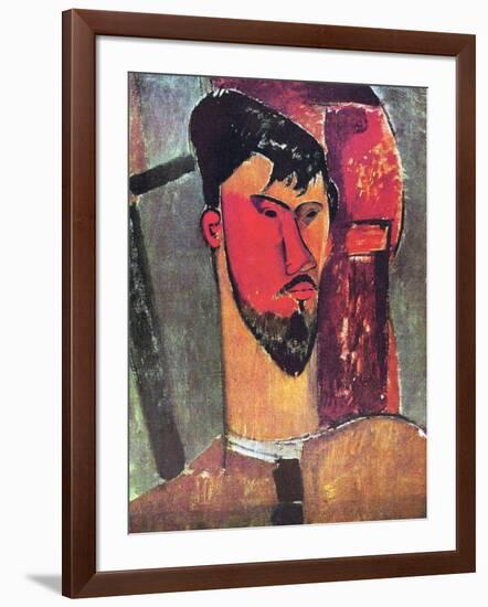 The Artist Henri Laurens, 1915-Amedeo Modigliani-Framed Giclee Print