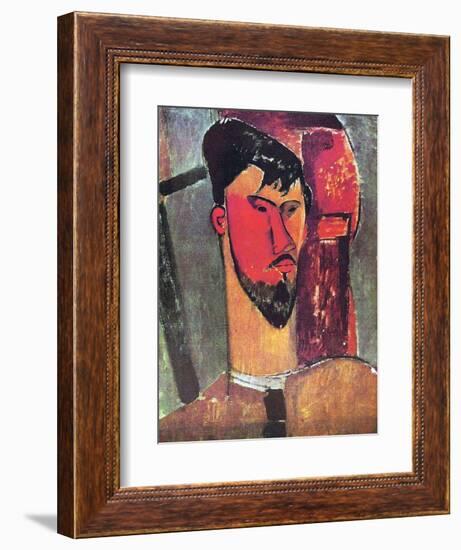 The Artist Henri Laurens, 1915-Amedeo Modigliani-Framed Giclee Print