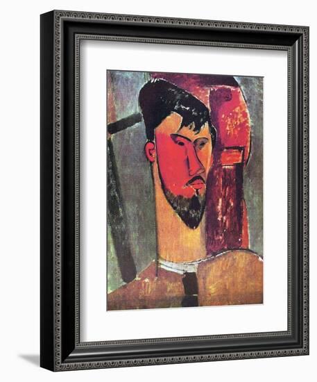The Artist Henri Laurens, 1915-Amedeo Modigliani-Framed Giclee Print