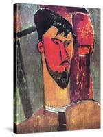 The Artist Henri Laurens, 1915-Amedeo Modigliani-Stretched Canvas