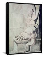 The Artist in Despair over the Magnitude of Antique Fragments-Henry Fuseli-Framed Stretched Canvas