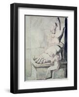 The Artist in Despair over the Magnitude of Antique Fragments-Henry Fuseli-Framed Giclee Print