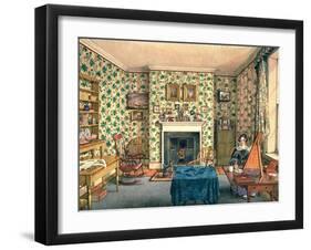 The Artist in Her Painting Room, York-Mary Ellen Best-Framed Giclee Print