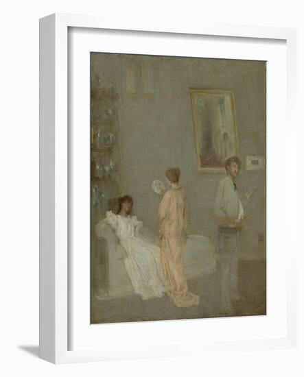 The Artist in His Studio, 1865-66-James Abbott McNeill Whistler-Framed Giclee Print