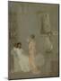 The Artist in His Studio, 1865-66-James Abbott McNeill Whistler-Mounted Giclee Print