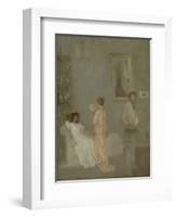 The Artist in His Studio, 1865-66-James Abbott McNeill Whistler-Framed Giclee Print