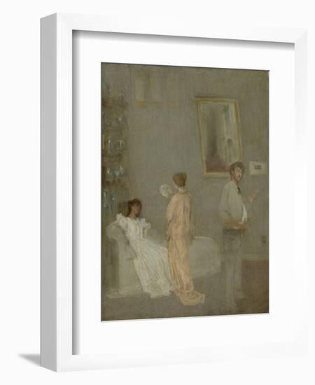 The Artist in His Studio, 1865-66-James Abbott McNeill Whistler-Framed Giclee Print