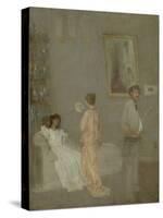 The Artist in His Studio, 1865-66-James Abbott McNeill Whistler-Stretched Canvas