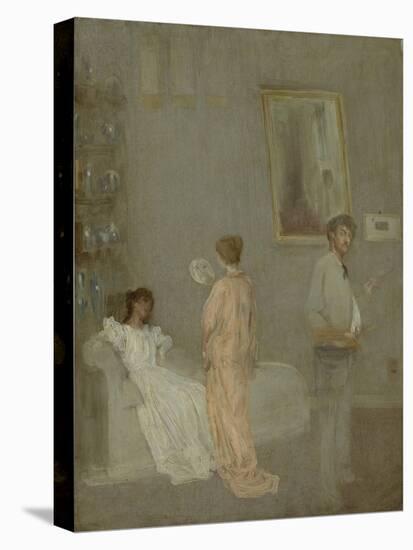 The Artist in His Studio, 1865-66-James Abbott McNeill Whistler-Stretched Canvas