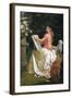 The Artist in the Garden-Gustave Jean Jacquet-Framed Giclee Print