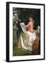 The Artist in the Garden-Gustave Jean Jacquet-Framed Giclee Print