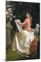 The Artist in the Garden-Gustave Jean Jacquet-Mounted Giclee Print