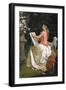 The Artist in the Garden-Gustave Jean Jacquet-Framed Giclee Print