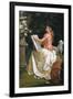 The Artist in the Garden-Gustave Jean Jacquet-Framed Giclee Print