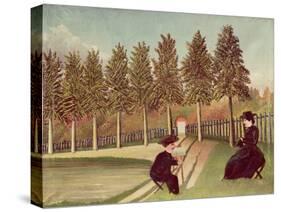 The Artist Painting His Wife, 1900-05-Henri Rousseau-Stretched Canvas