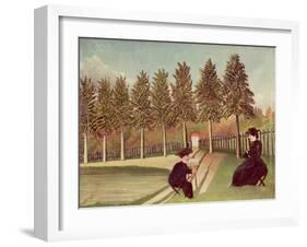 The Artist Painting His Wife, 1900-05-Henri Rousseau-Framed Giclee Print