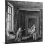 The Artist Presents a Portrait to Madame Geoffrin, 1773-74-Hubert Robert-Mounted Giclee Print