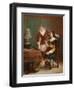 The Artist's Critic-Louis Claude Mouchot-Framed Giclee Print