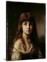 The Artist's Daughter, 1884 (See also 65310)-Alexei Alexevich Harlamoff-Stretched Canvas