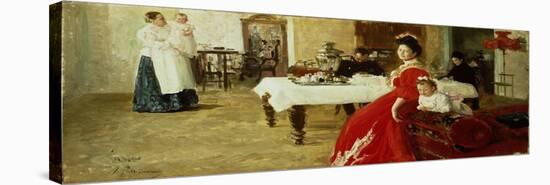 The Artist's Daughter, 1905-Ilya Efimovich Repin-Stretched Canvas