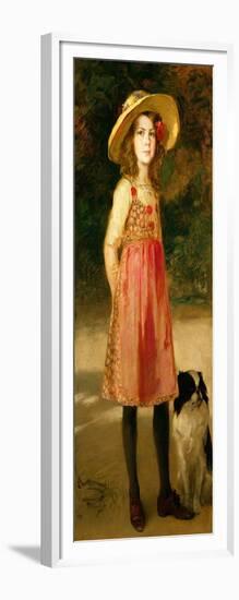 The Artist's Daughter, Hilde-Frederich August Kaulbach-Framed Giclee Print