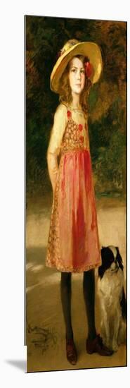 The Artist's Daughter, Hilde-Frederich August Kaulbach-Mounted Giclee Print