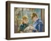 The Artist's Daughter, Julie, with Her Nanny, C.1884-Berthe Morisot-Framed Giclee Print