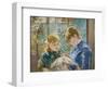 The Artist's Daughter, Julie, with Her Nanny, C.1884-Berthe Morisot-Framed Giclee Print