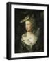 The Artist's Daughter Mary-Thomas Gainsborough-Framed Giclee Print