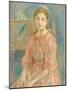 The Artist's Daughter with a Parakeet, 1890 (Oil on Canvas)-Berthe Morisot-Mounted Giclee Print