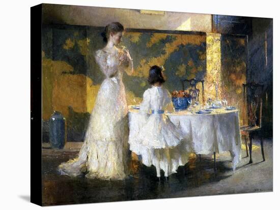 The Artist's Daughters, 1908 (Oil on Canvas)-Frank Weston Benson-Stretched Canvas