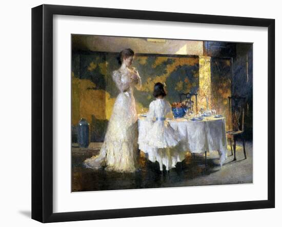 The Artist's Daughters, 1908 (Oil on Canvas)-Frank Weston Benson-Framed Giclee Print